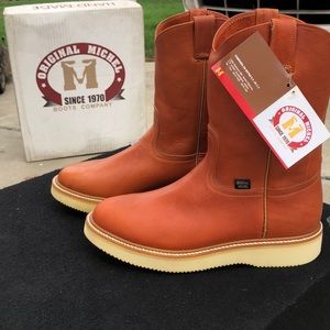 Original Michel Leather Cowboy Boots